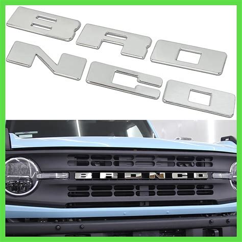 Buy Grille Outlines Letter Overlays For Bronco 2021 2022 2023 Anmosvo