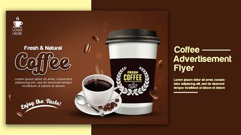 How To Simply Create A Coffee Advertisement Flyer For Your Brand In