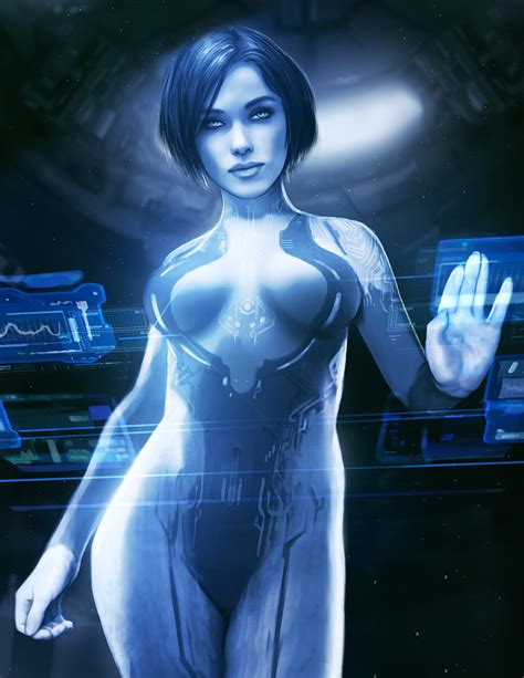Cortana Halo Series Artwork By Skrib Blix Cortana Halo Halo Series