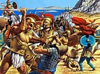 Battle of Marathon- by Roger Payne | Greco persian wars, Ancient war ...