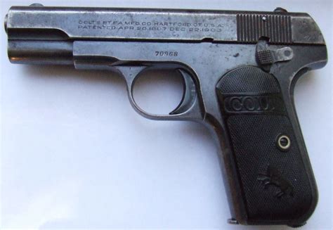 1903 Colt Automatic 380 Hammerless Carried At Normandy Invasion