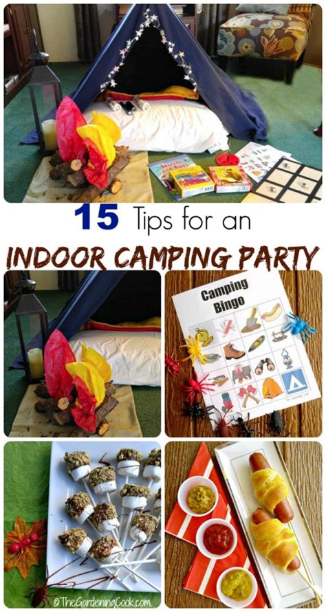 Indoor Camping Party Tips And Activitites For Cooped Up Kids