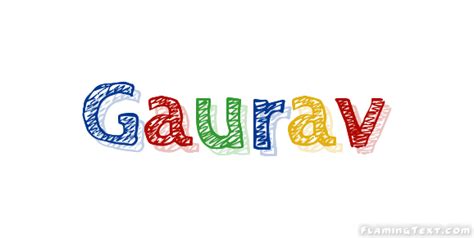 Gaurav Logotipo Ferramenta De Design De Nome Grátis A Partir De Texto