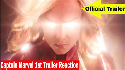Captain Marvel 1st Official Trailer Captain Marvel 1st Trailer