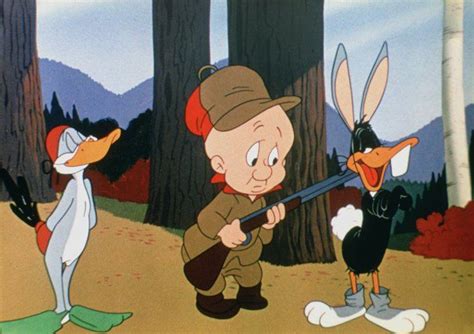 Duck Season Rabbit Season Dibujos Divertidos Acuarela Floral Looney Tunes