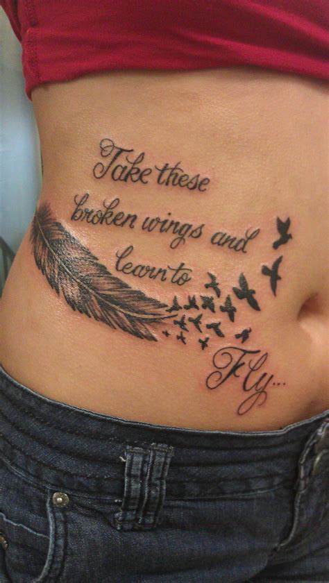 take these broken wings and learn to fly tattoos flying tattoo cool tattoos