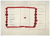 » Dokument: Urkunde Unterschriften Versailler Vertrag vom 28.6.1919 ...