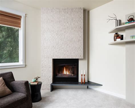 Asymmetrical Fireplace Design 1 