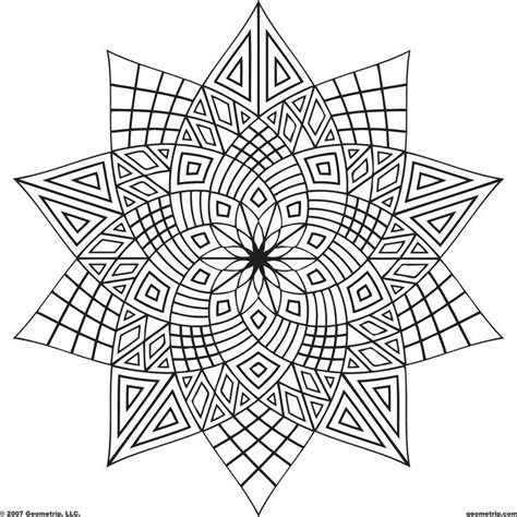 Awesome coloring pages for adults | printable coloring pages. Geometric Coloring Pages For Adults - Coloring Home