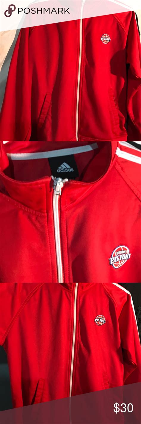 Share the best gifs now >>>. Adidas Detroit Pistons Zip up jacket - L | Jackets, Zip ...