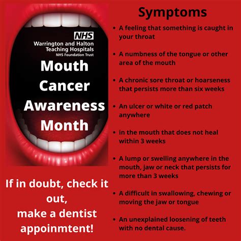 Mouth Cancer Awareness My Story Warrington And Halton Hospitals Nhs