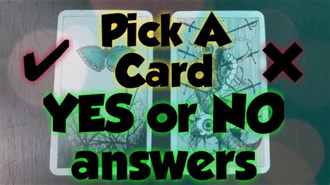 🔮pick A Card Reading🔮 Yes Or No Answers Simple Yes Or No Answers To