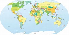 HD Wallpapers World Map - PixelsTalk.Net