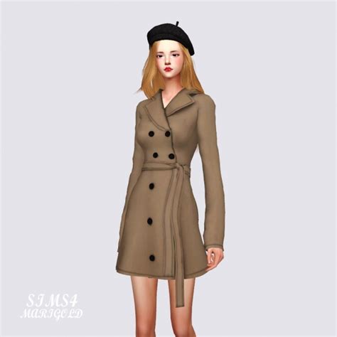 Trench Coat At Marigold Sims 4 Updates