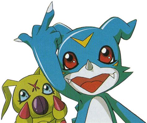 Veemon gives the bird | Digimon | Know Your Meme