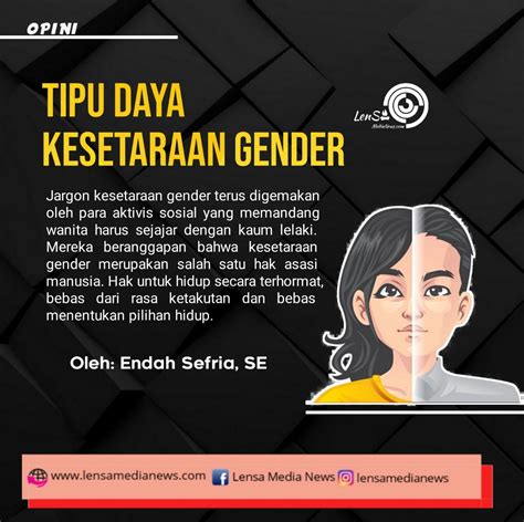Tipu Daya Kesetaraan Gender Lensa Medianews