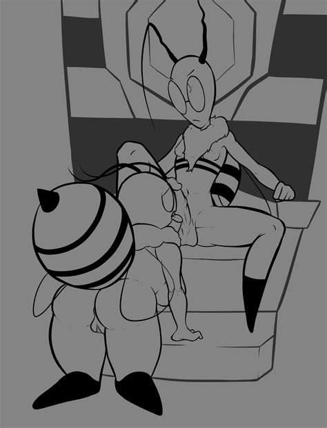 Rule 34 1futa 1girls Antennae Anthro Bee Bee Girl Big Penis Bug