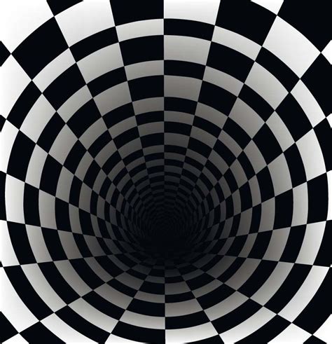 The optical illusion is that the area labeled a appears to be a darker. Black Hole In Checkerboard Wall Mural | Optical illusions ...