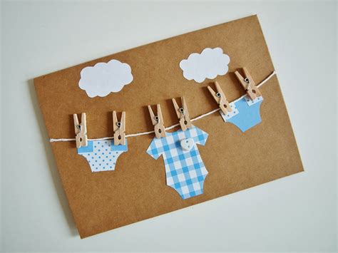 Crafted By Carly Three Handmade Baby Cards