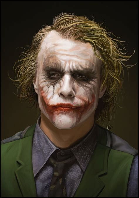 Heath ledger's joker by aaronwty on deviantart. The Joker Heath Ledger Wallpaper - wallpaper.