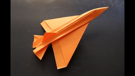 How To Make A Cool Paper Plane Origami Instruction Jet Fighter Youtube