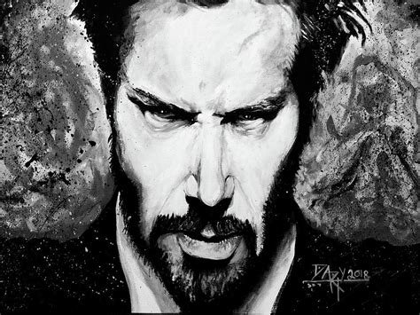 Keanu Reeves Painting By Jay Darty Pixels
