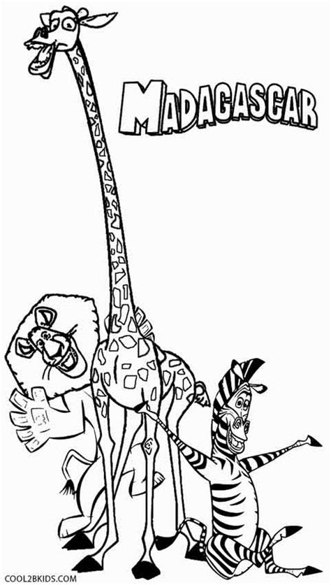 Its main characters are ordinary zoo residents who, by chance, find themselves on an exotic island. Printable Madagascar Coloring Pages For Kids | Cool2bKids