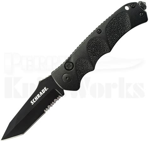 Schrade Extreme Survival Automatic Knife Black Serr Sc60bts