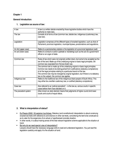 Ios2601 Unit 1 Summary Of Study Guide Chapter 1 General