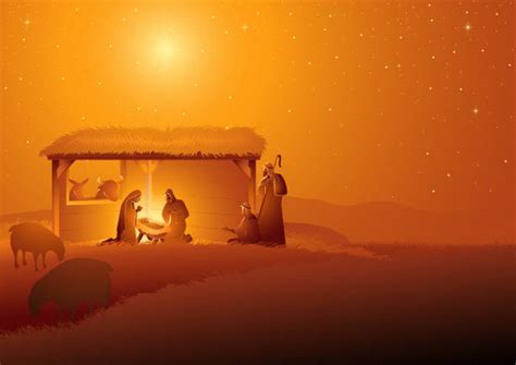 Nativity Scene Illustrations Royalty Free Vector Graphics And Clip Art