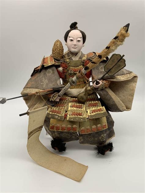 19th century japanese samurai doll