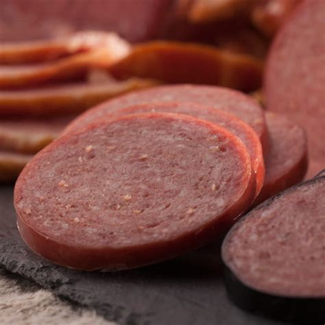 So you can see i have a ton of sausage recipes. Light-Smoked Summer Sausage 14 oz. (Ride-Along Special $6.75), Ride-Alongs: Amana Meat Shop ...