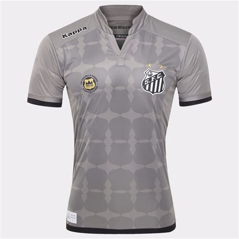 Descubra a melhor forma de comprar online. Camisa Santos Goleiro Kappa Uniforme Il 2016 Cinza - R ...