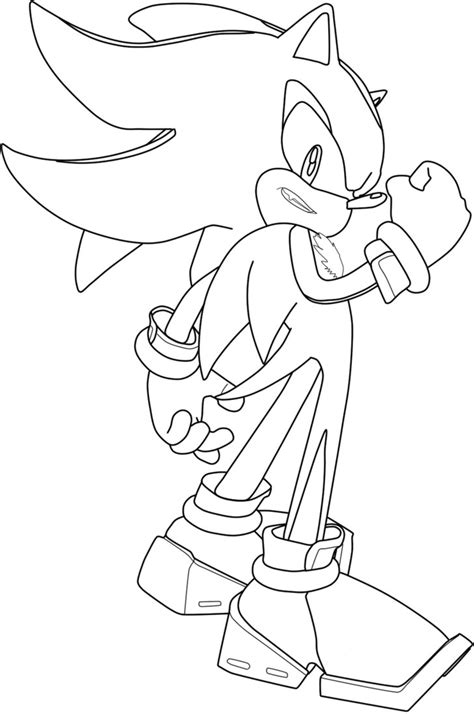 Sonic Printable Coloring Pages Shadow Coloring Pages