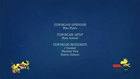 The Snoopy Show End Credits Youtube