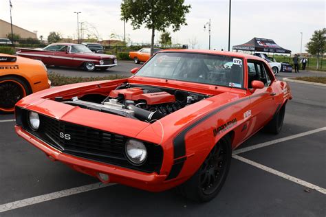 Supercharged Orange Chevy Rautos