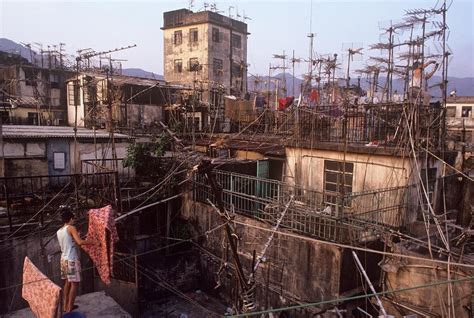 Kowloon Walled City Rooftops 1990 Hong Kong Somehow This Didnt Make