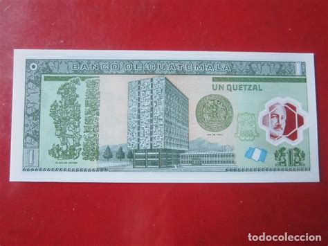 Guatemala Billete De 1 Quetzal 2012 Comprar Billetes Internacionales