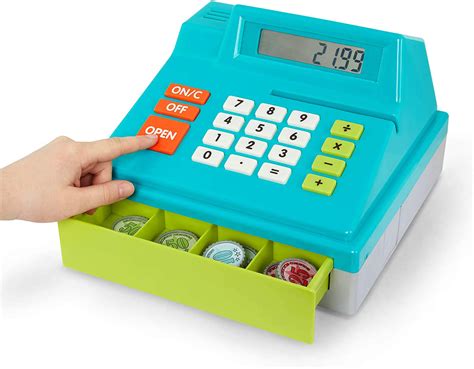 Battat Toy Cash Register For Kids Toddlers 48pc Play Register Wit