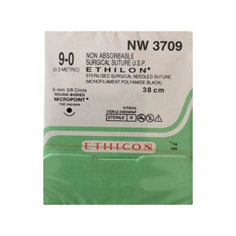 Buy Johnson And Johnson Ethicon Ethilon Non Absorbable Surgical Suture 9