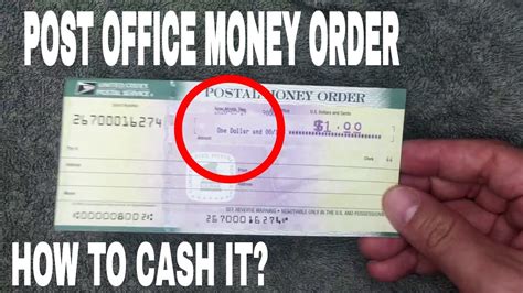How To Cash Usps Postal Service Money Order 🔴 Youtube