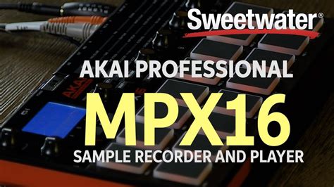 AKAI Professional MPX Sample Recorder Player Daniel Fisher YouTube