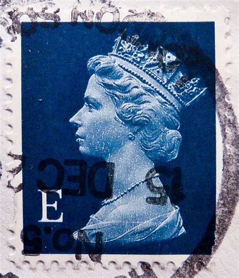 Stamp Gb Machin E Class Uk Great Britain English Poste Aérienne Air