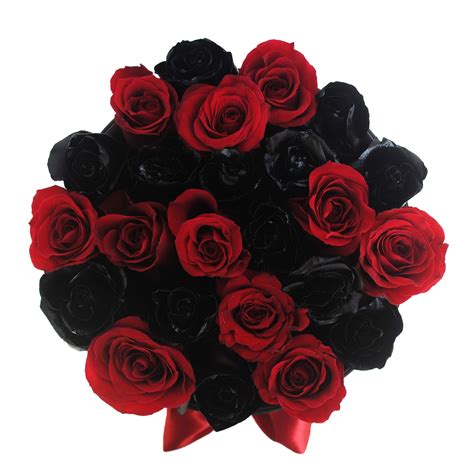 Red Roses For Delivery Deep Love In Medium Black Box