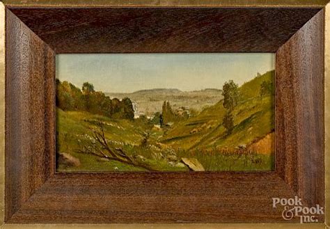 Pair Of Levi Wells Prentice American 1851 1935 Landscapes Sold At