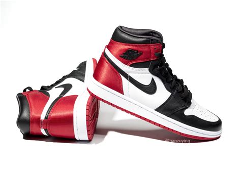 Air Jordan 1 Satin Black Toe Womens Cd0461 016 Release Date Sbd