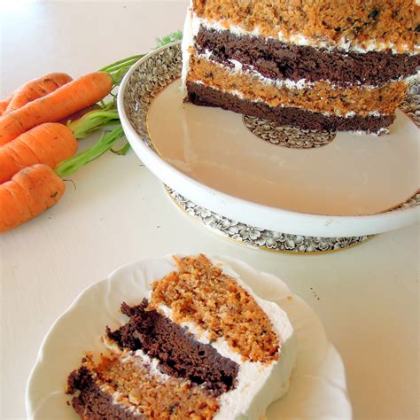 Chowgypsy Brownie Carrot Layer Cakeits Alive
