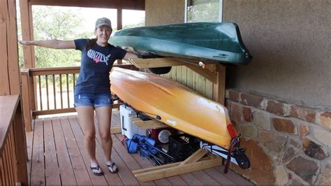 Building A Kayak Rack Yak Rak Kayak Storage Rack Canoe Storage
