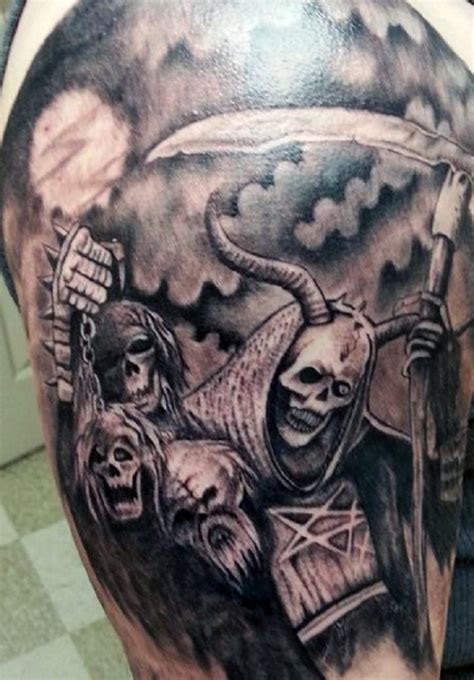 Evil Reaper Tattoo Designs