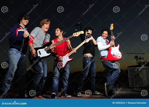 Teen Rock Band Stock Images Image 5306354